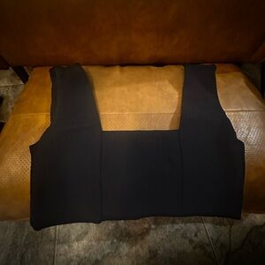 White Fox Boutique Black Crop Top